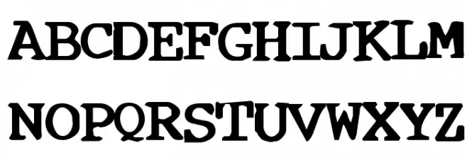 Conspiracy  Bold フォント 大文字