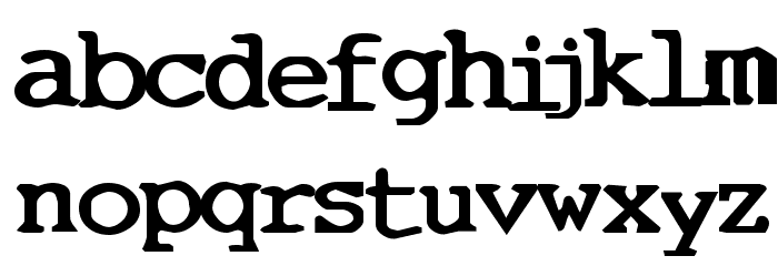 Conspiracy Bold フォント 小文字
