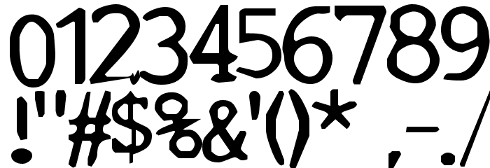 Conspiracy Font OTHER CHARS