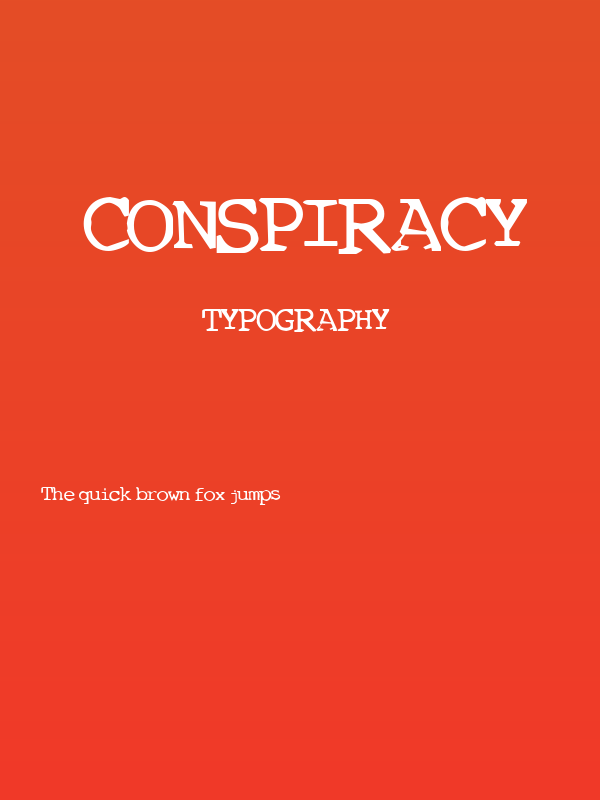 Conspiracy Poster