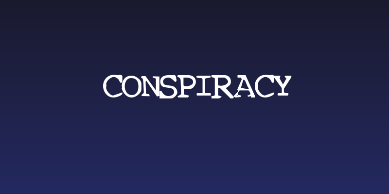 Conspiracy Social Header