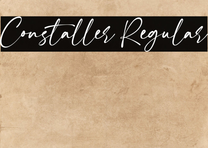 Constaller Regular Example 1