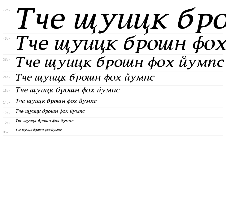 Constantin Italic Waterfall