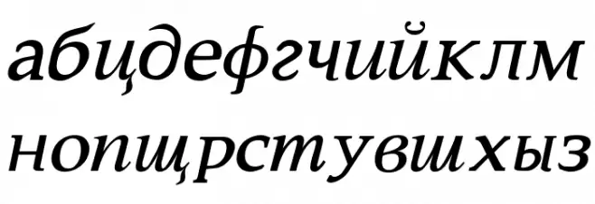 Constantin Italic フォント 小文字