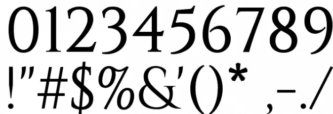 Constantine Font OTHER CHARS