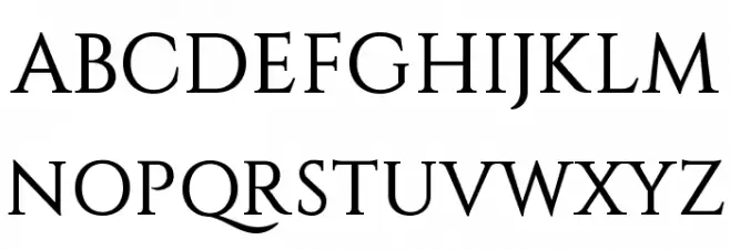 Constantine フォント 大文字