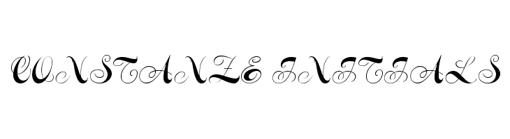 Constanze Initials  Descarca Fonturi Gratis