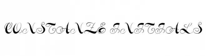 Constanze Initials  baixar fontes gratis