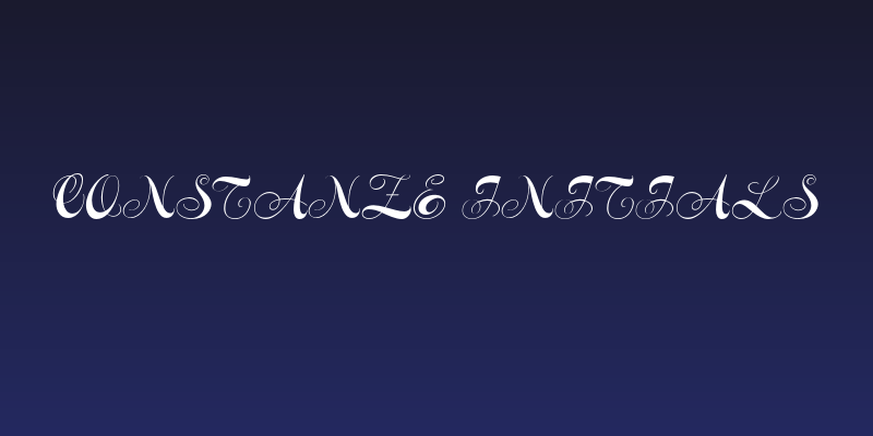 Constanze Initials Social Header