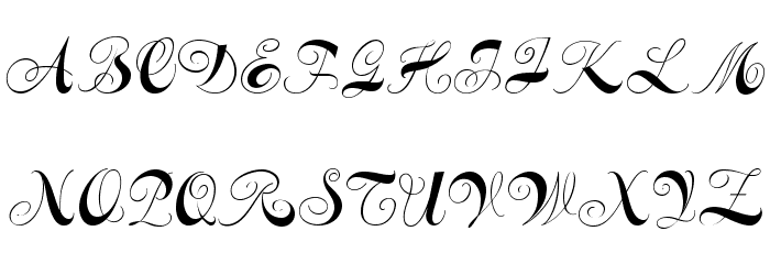 Constanze Initials Font LOWERCASE