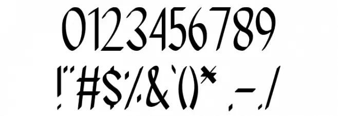 Constella Font OTHER CHARS