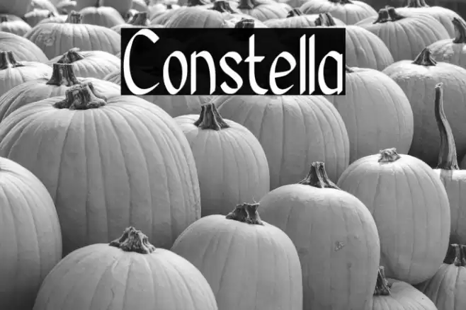 Constella Font examples