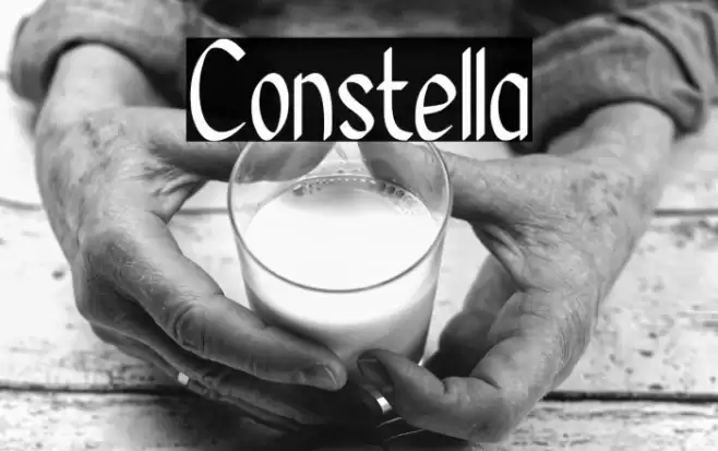 Constella Font examples