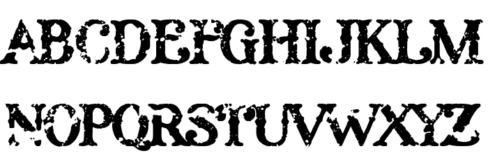 Constitution Font LOWERCASE