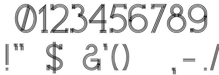 Constrocktion Font OTHER CHARS