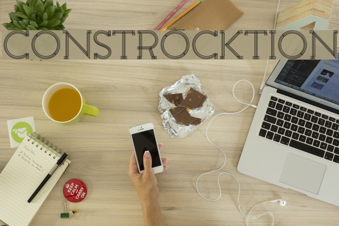 Constrocktion Font examples