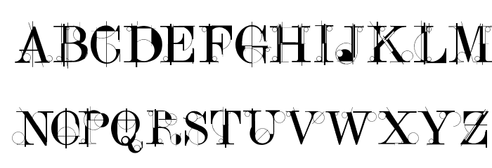 ConstruCaps Font LOWERCASE