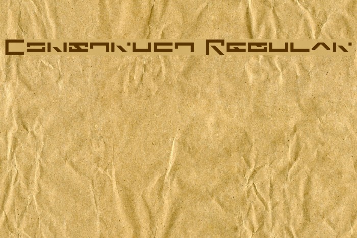 Construct Regular Font examples
