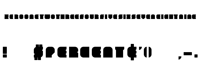 ConstructRegular Font OTHER CHARS
