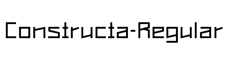 Constructa-Regular Font