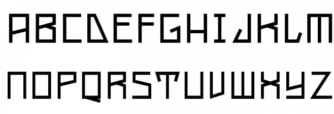 Constructa-Regular フォント 大文字