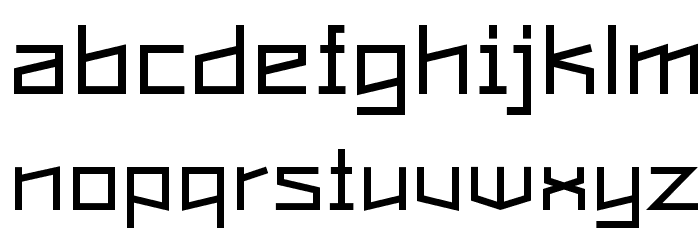 Constructa-Regular Font LOWERCASE