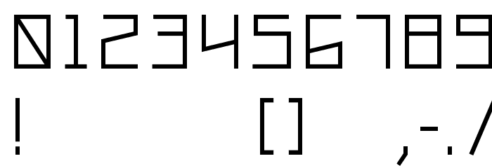Constructa-UltraLight Font OTHER CHARS