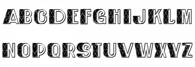 Construction Filled V1 Regular Font Litere mari