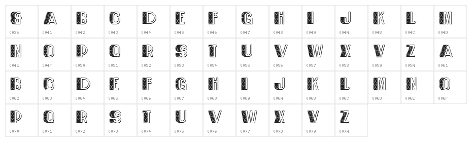 Construction Filled V1 Regular Character Map