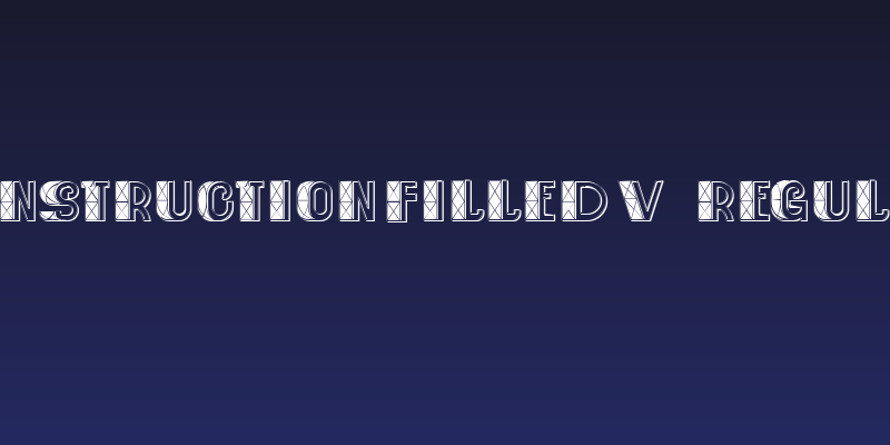 Construction Filled V1 Regular Social Header