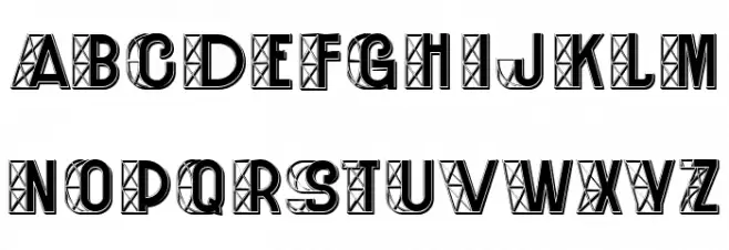Construction Filled V2 Regular フォント 大文字