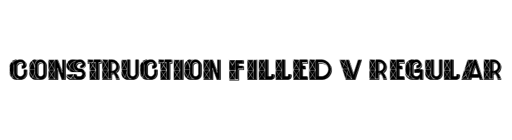 Construction Filled V3 Regular  Frei Schriftart Herunterladen