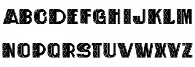 Construction Filled V3 Regular フォント 大文字