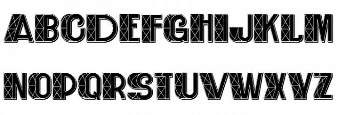 Construction Filled V3 Regular Font LOWERCASE