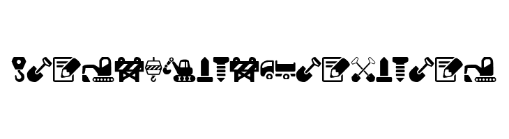 Construction Icons  Скачать бесплатные шрифты