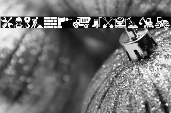 Construction Icons Font examples