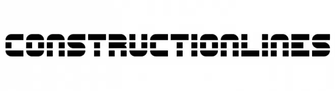 Construction Lines  font caratteri gratis