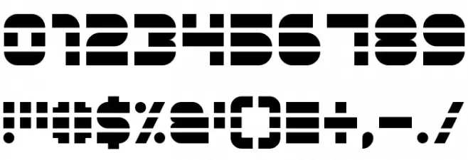 Construction Lines Font OTHER CHARS