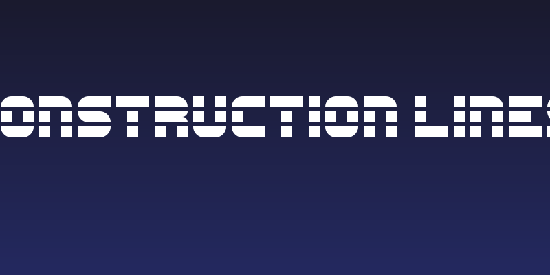 Construction Lines Social Header