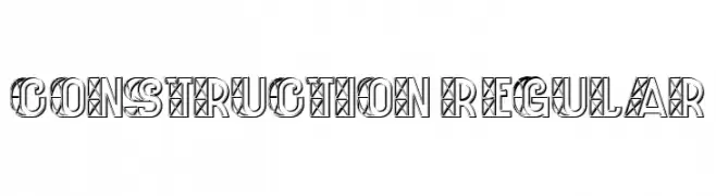 Construction Regular  免费字体下载