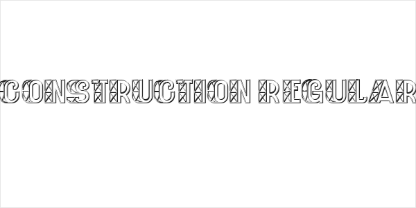 Construction Regular Logo