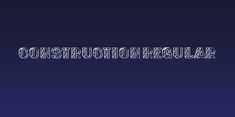 Construction Regular Social Header