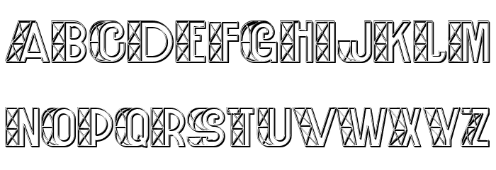Construction Regular Font LOWERCASE