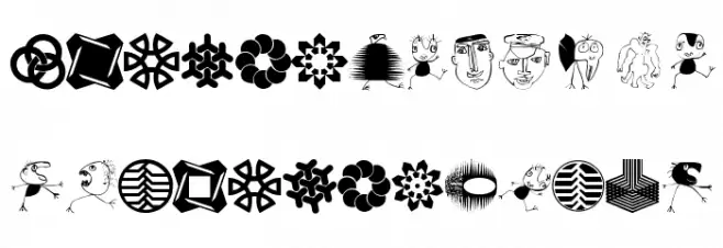 ConstructionAgainstFreehand Font Litere mari