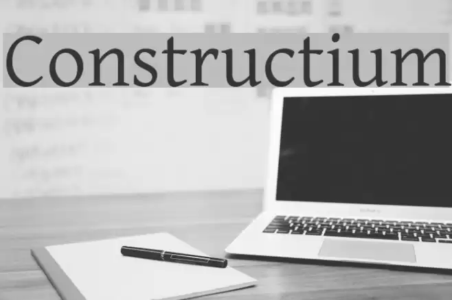 Constructium Font examples
