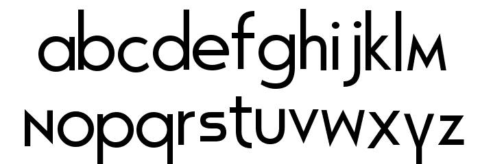 Constructive Buddy Font LOWERCASE