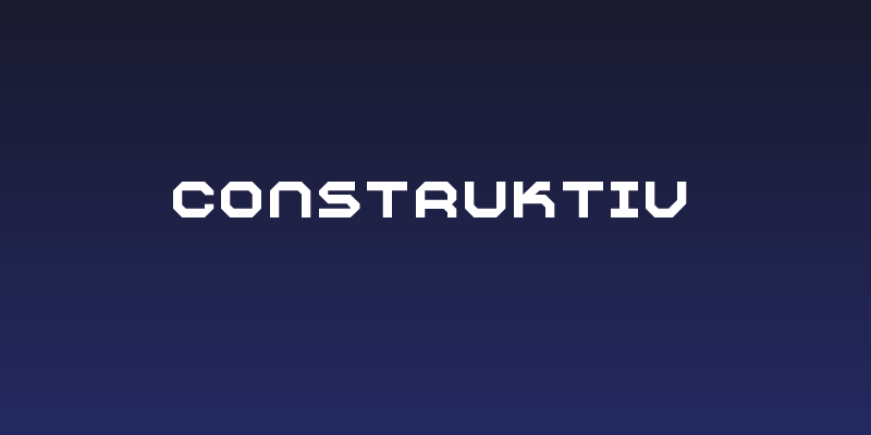 Construktiv Social Header