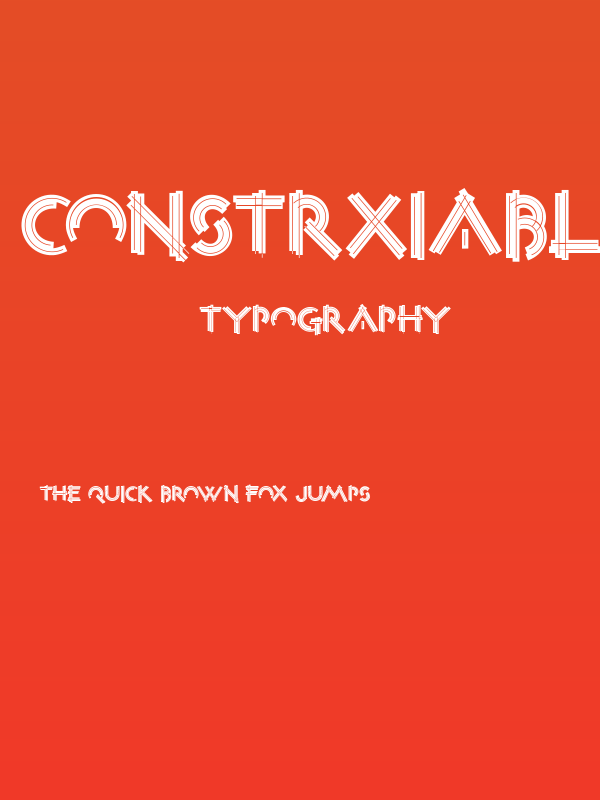 ConstrxiaBlackInline Poster