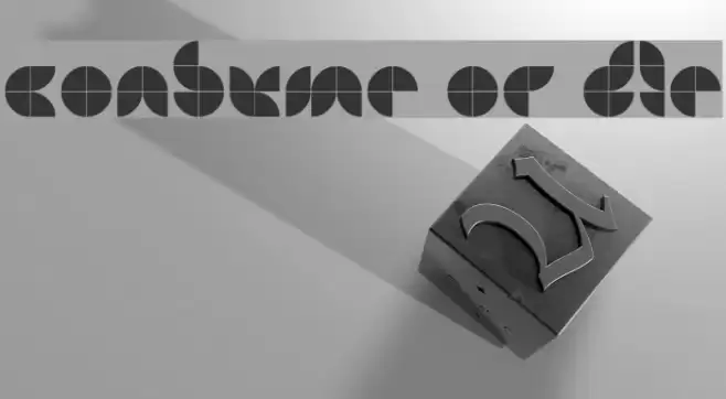 Consume or Die Font examples