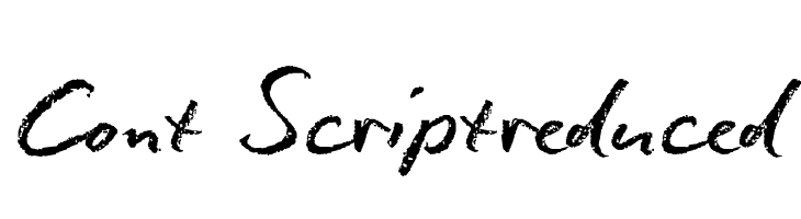 Conté Script reduced  baixar fontes gratis